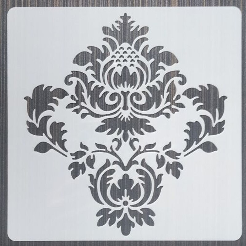 1 sztuk 15*15Cm prostokąt DIY Layering szablony malowanie ścian meble kolorowanka szablony do albumu szablon do dekoracji: C30