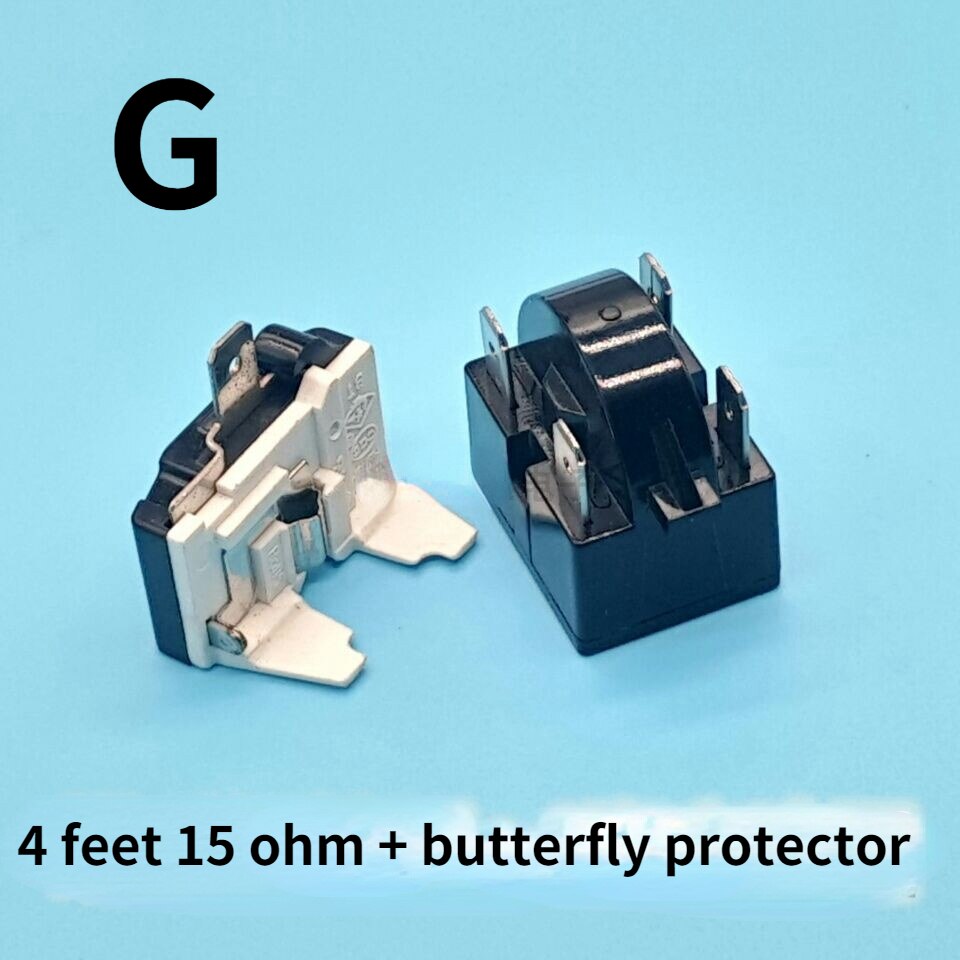 Refrigerator ptc starter relay QP2-15 compressor thermal overload protector: G