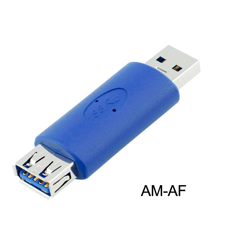 Conector USB hembra o hembra adaptador USB para Cable de datos convertidor USB AM-AF- AF AM-BM AF-Micro B USB extensión de la cabeza