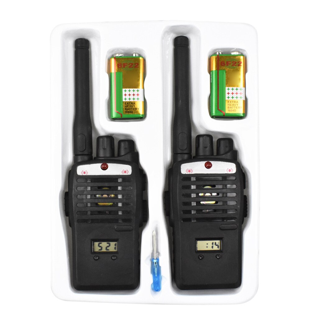 Duurzaam 2 Stuks Draadloze Walkie Talkie lichtgewicht Kinderen Kids Elektronische Interphone Intercom Speelgoed Set рация