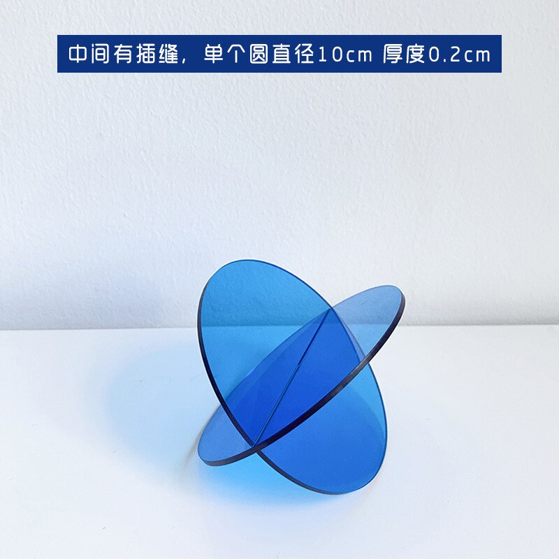 Acrylic Translucent Ornaments Photo Props Photography Background Props Studio Background Decorations: Style 2