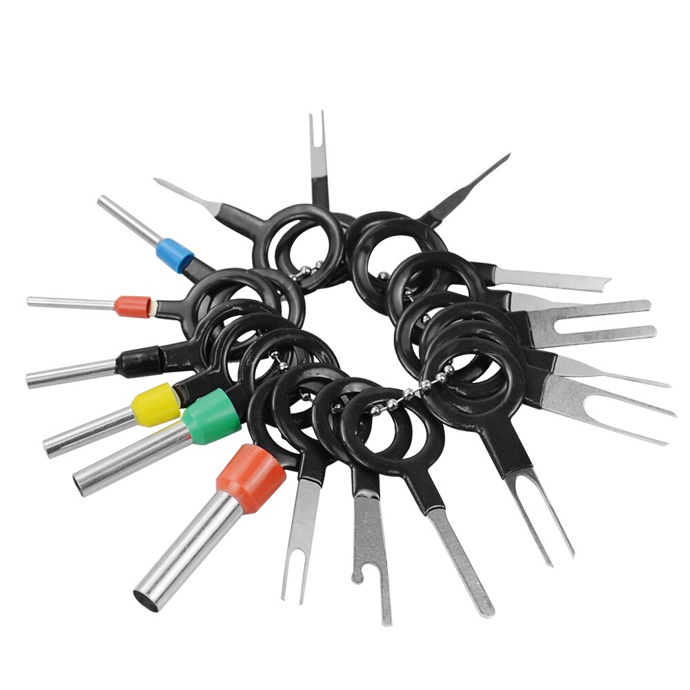 Automotive Plug Car Terminal Remove Tool Set Key Car Electrical Wire Crimp Connector Pin Extractor Kit Accessories Steel