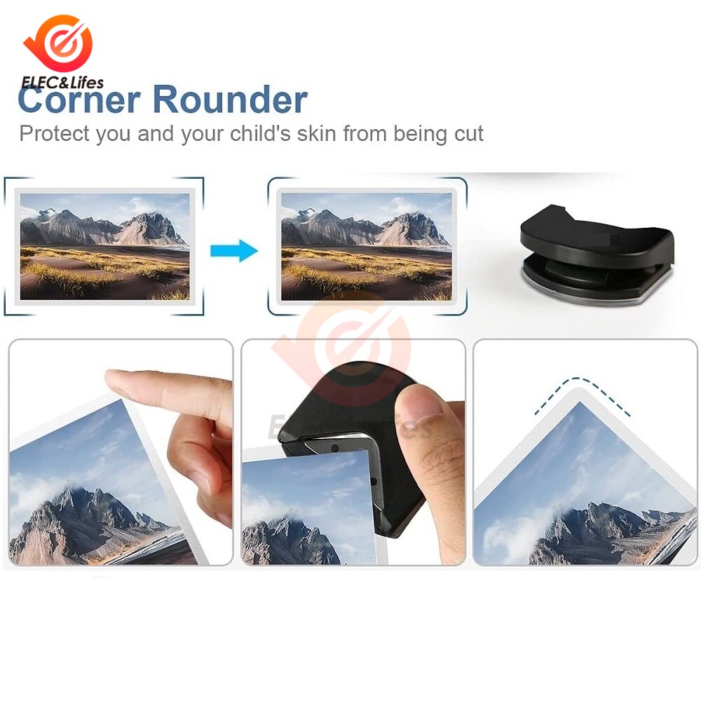 Mini Portable Corner Rounder Paper Punch Card Photo Cutter Diy Craft Scrapbooking Tools Cricut Maker Machine Paper Trimme