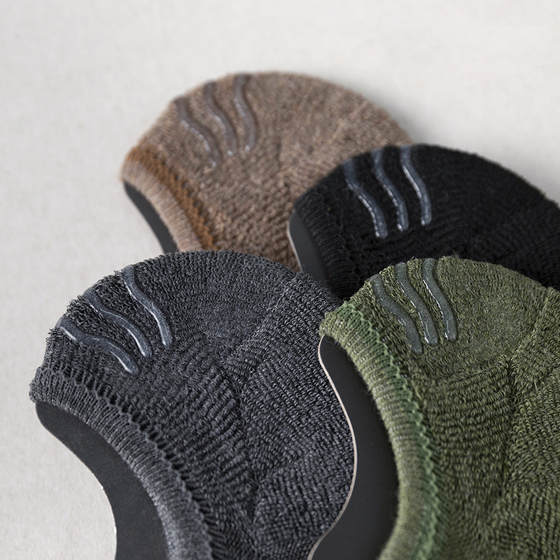 5 Pairs Men Short Socks Cotton Crew Ankle Casual Soft Low-Cut Non-Slip Breathable Summer Autumn Sock for Male