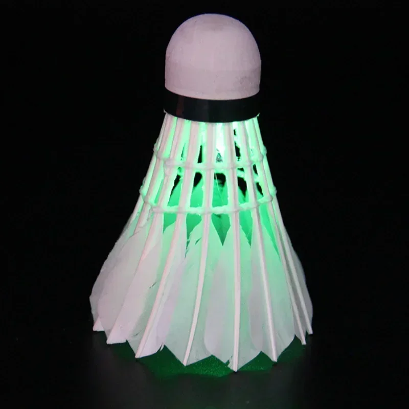 1/3/5 Uds iluminación bádminton noche oscura iluminación LED colorida deporte bádminton punto de luz lanzadera accesorios para gallo volante