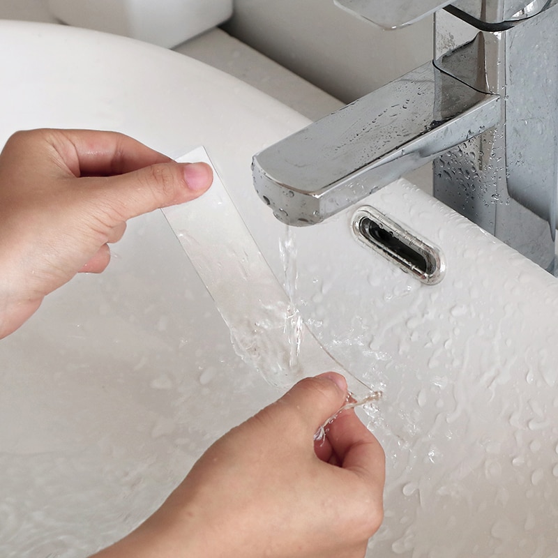 Cinta mágica Nano transparente de doble cara, de 1M/3M/5M, cinta adhesiva reutilizable a prueba de agua, sugru, para limpiar el hogar