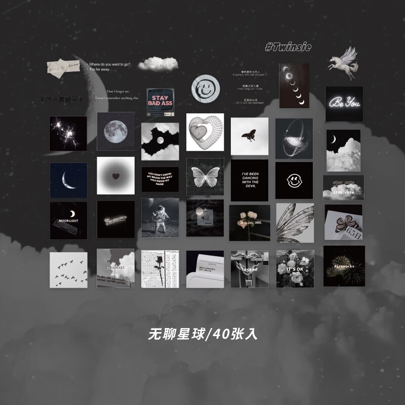 30 pcs/lot INS photo sky Flowers stickers DIY diary Journal decoration label aesthetic sticker album scrapbooking Notebook: O