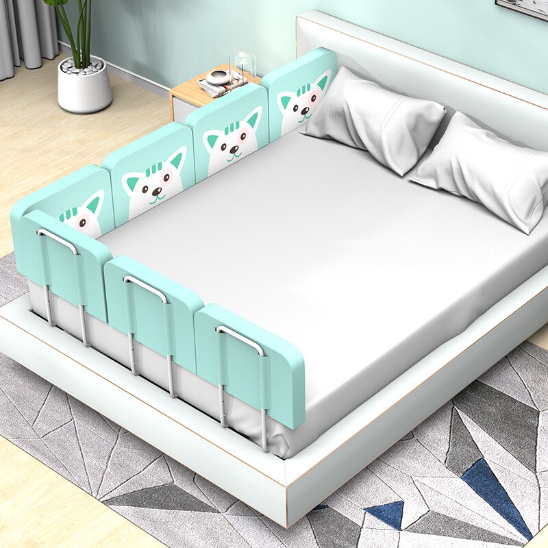 Baby Stiksels Gestoffeerde Bed Hek Kinderen Bed Omtrek Bed Vangrail Baffle Anti-Val Anti-Collision Vermijden Botsing