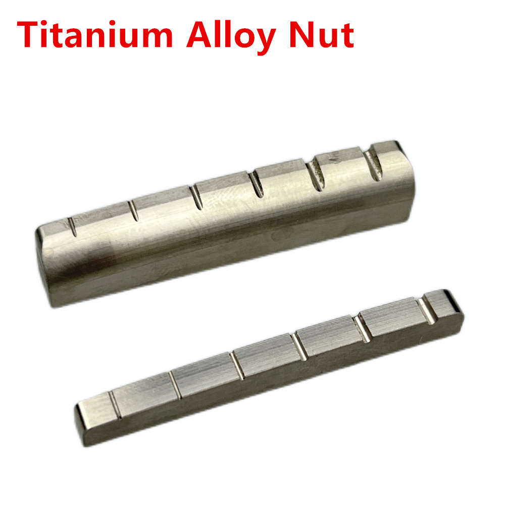 【Hecho en Japón】tuerca de aleación de titanio para guitarra eléctrica de 1 pieza para guitarra estilo ST TL Les Paul LP SG de 43MM