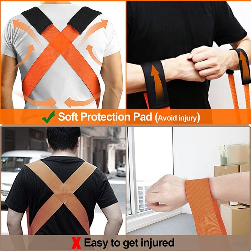 Möbel Umzugsset Mit 4 Rollen & Brechstange - Bis 300 Kg Tragkraft Für Einfaches Möbelrücken