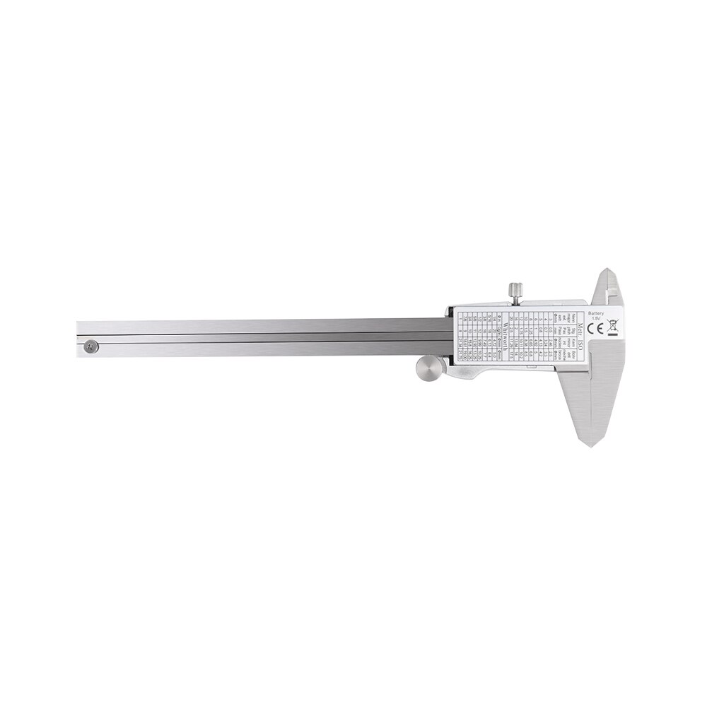 DANIU Digital Stainless Steel Caliper 150mm 6 Inches Inch/Metric/Fractions Conversion 0.01mm Resolution with Box