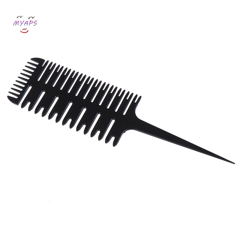 Big Tooth Comb Hair Dyeing Tool Highlighting Comb Brush Salon Pro Fish Bone Comb Hair Dyeing Sectioning