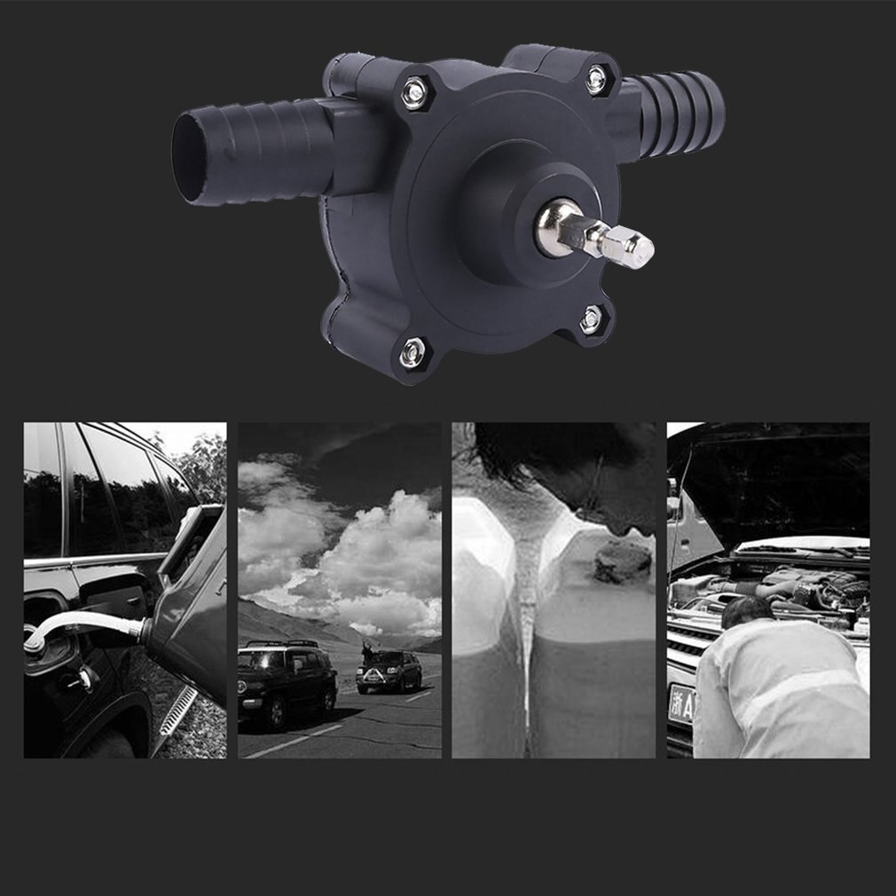 Household small pump Hand electric drill pump Portable DC pumping machine Self-priming centrifugal pump