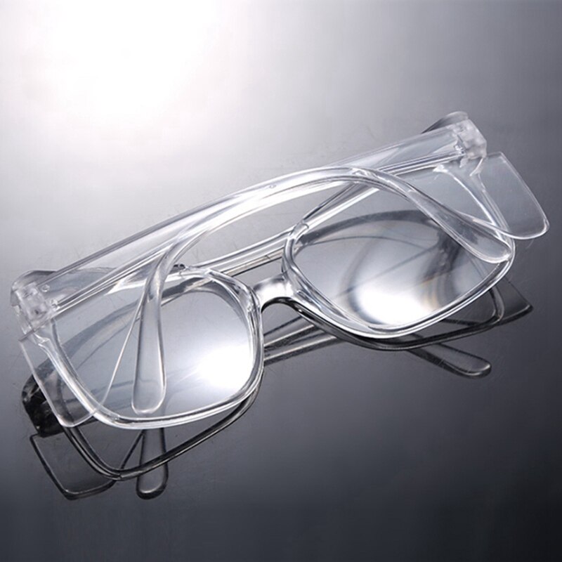 Clear Vented Safety Goggles Eye Protection Protective Lab Anti Fog Glasses Fully Transparent Anti-shock Goggles