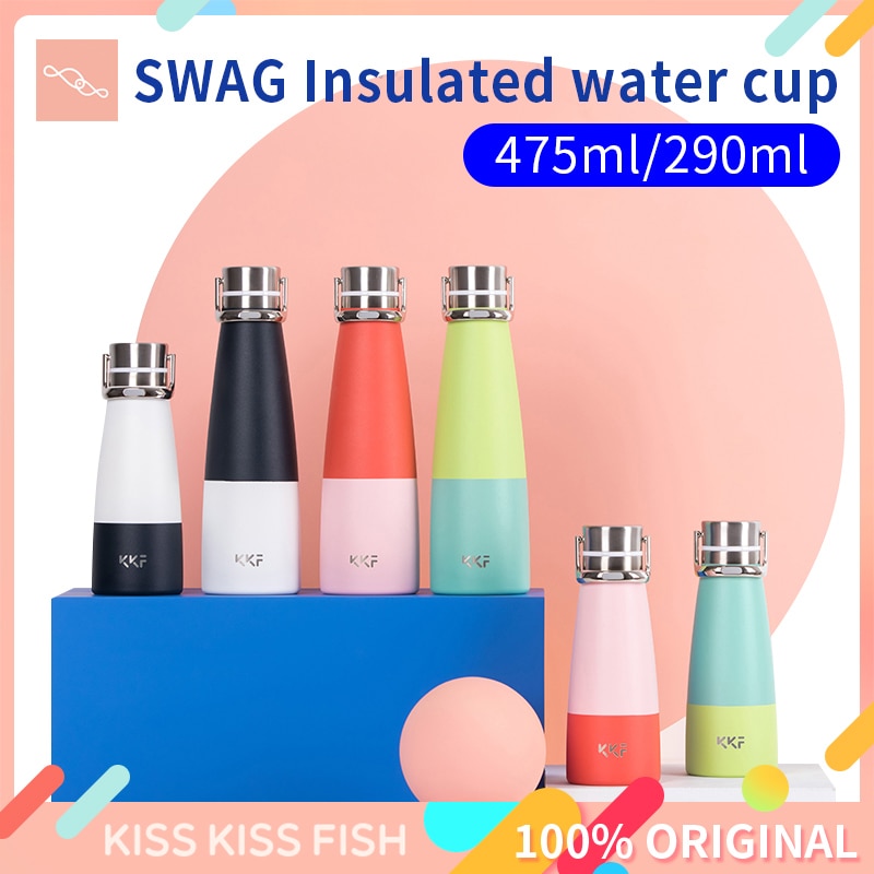 Arrived# KKF 475ml 290ml Thermos Cup 24H Water Cup Portable Mini Mugs