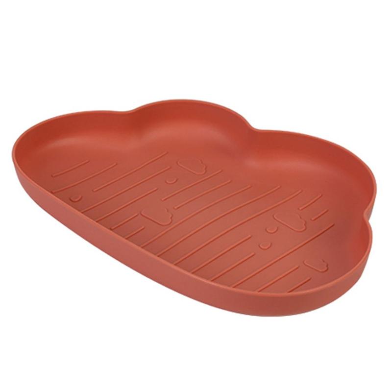 2PCS Cloud Shape Snack Dish Candy Fruit Plate Dry Food Plate Bowl Plastic Serving Plate for Home