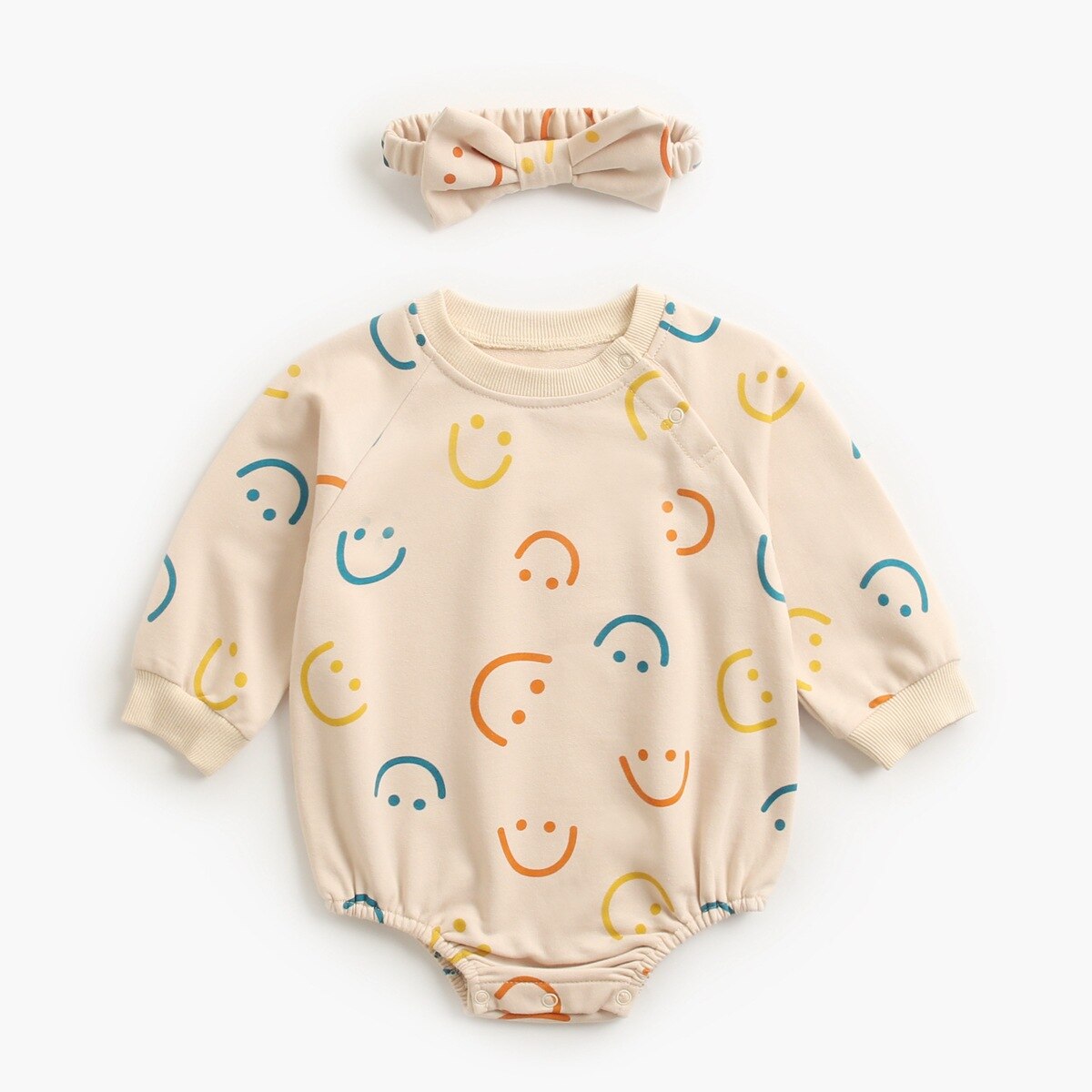Body d'automne pour bébé garçon et fille, combinaison en coton à manches longues avec imprimé de dessin animé