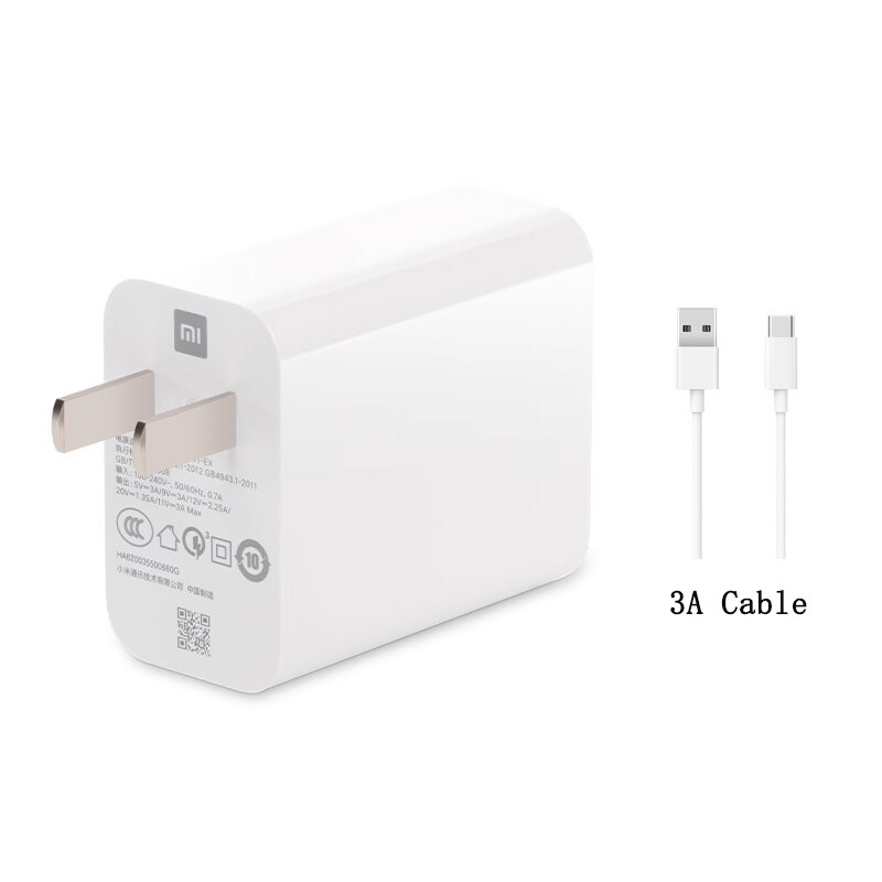 Original xiaomi 33w carregador rápido kit completo tipo-c cabo para mi 10 9 10t lite poco x3 nfc redmi k40 nota 9 10 pro