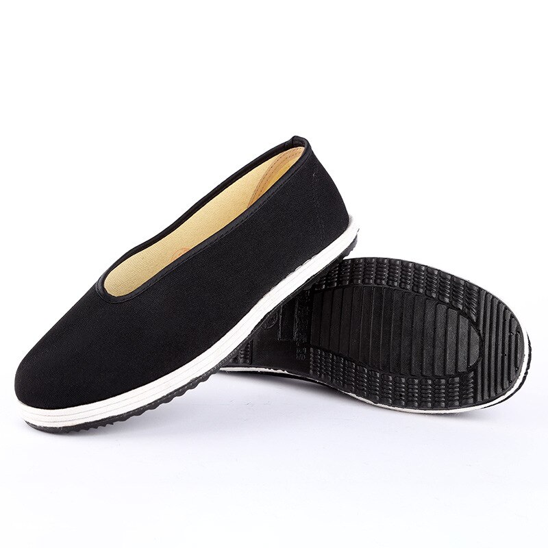Cloth Shoes Kung Fu Cloth Shoes Comfortable Men 's Shoes Square Mouth Round Mouth Strong Cloth Old Beijing: Round mouth / 41
