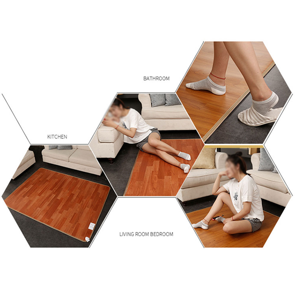 Electric Heating Pad 9 Pattern Warmer Foot Mat Feet Warmers Heater Carpet Thermostat Warming Tools Winter Home Office