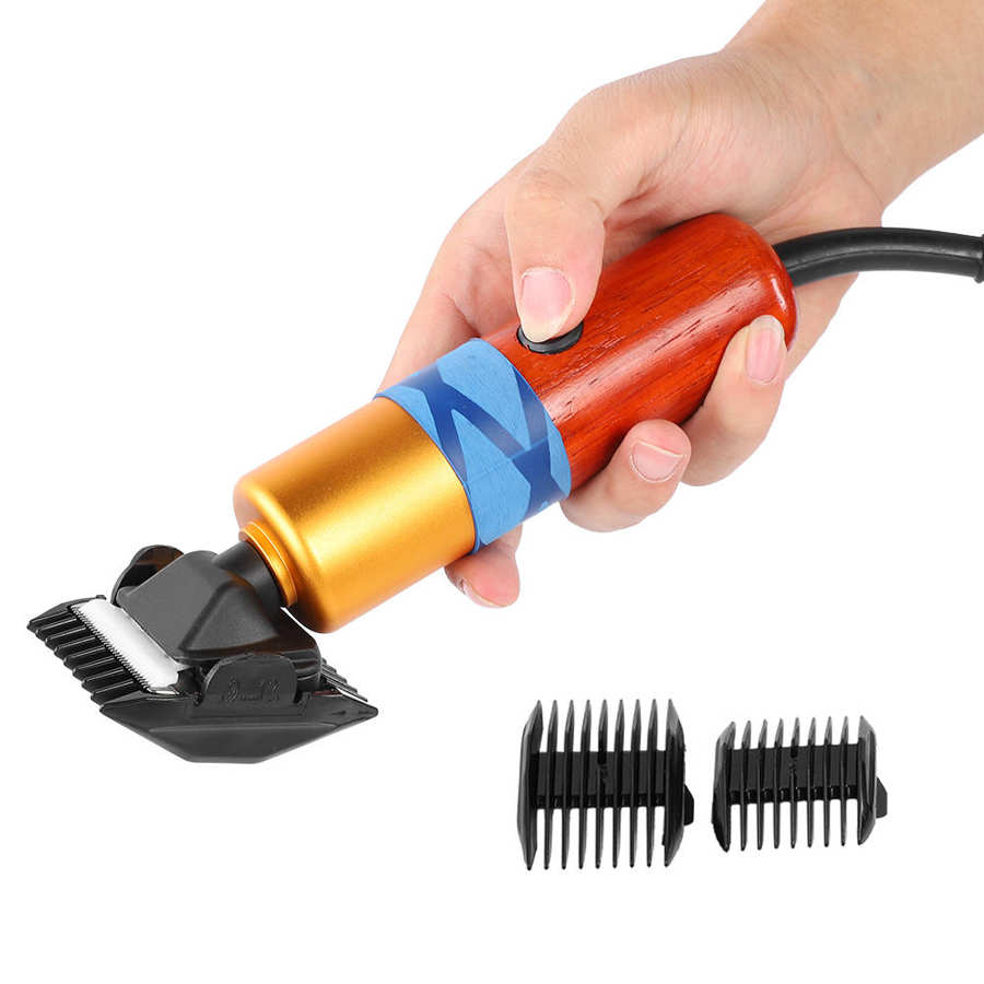 zwierzę domowe sierść psa trymer maszynka robić strzyżenia zwierząt Kot nóż maszyna golarka elektryczna nożycowa uchwyt z palisandru maszynka robić strzyżenia