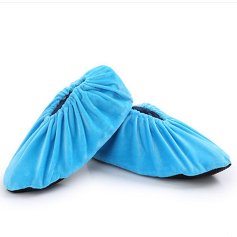 Dames En Mannen Overschoenen Winter Wasbare Schoenen Covers Indoor Bont Doek Schoeisel Pocket Voor Kinderen Recycle Gebruik Op Factory Hotel