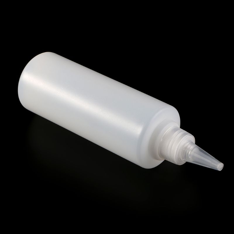 Aplicador de cola branca de plástico de alta qualidade, 250ml, garrafa de aperto para recortes em papel, faça você mesmo, ferramenta artesanal de papel de álbum, 1 peça