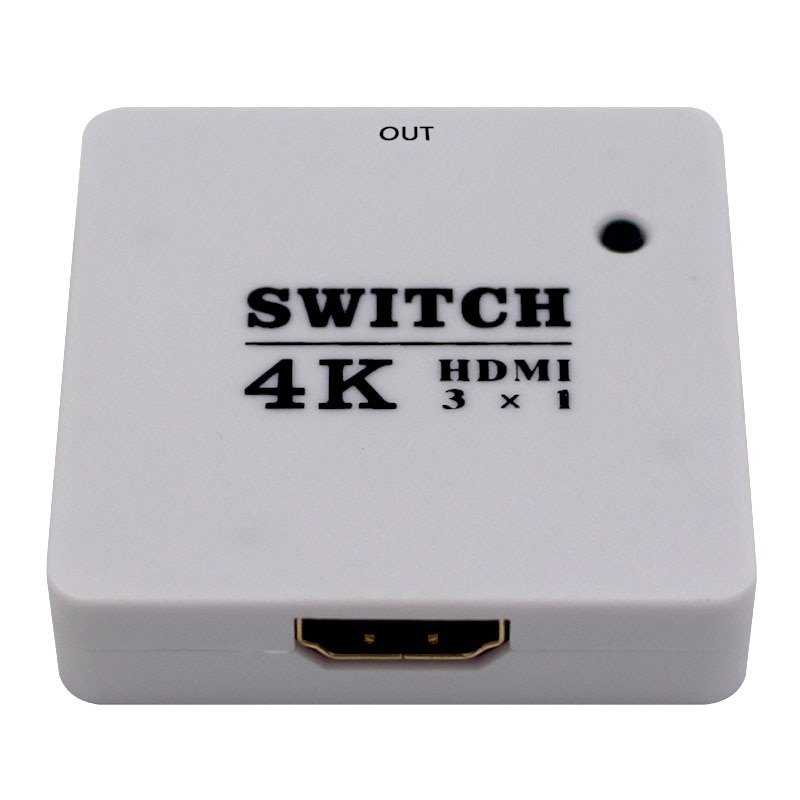 Hdmi Switcher 3X1 1080P Hdmi Switcher Hdmi Switcher Converter Ondersteuning 4K Voor Hdtv 1080P Video dv Hdtv