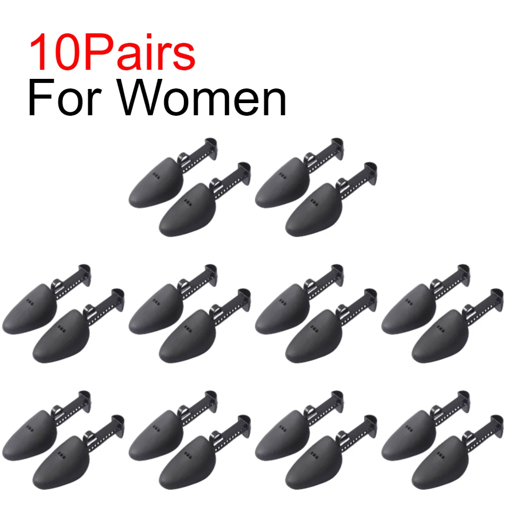 1–10 Paar Kunststoff-Schuhspanner für Damen und Herren, Unisex, modische Lederschuhe, verstellbar, tragbar, für Schuhspanner, Keilrahmen