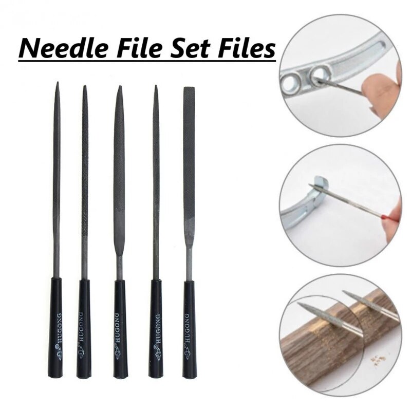 3/5/10 st diamant nål fil set filer reparation verktyg nål fil set för metall glas sten smycken träsnideri hantverk  s8 kca 64