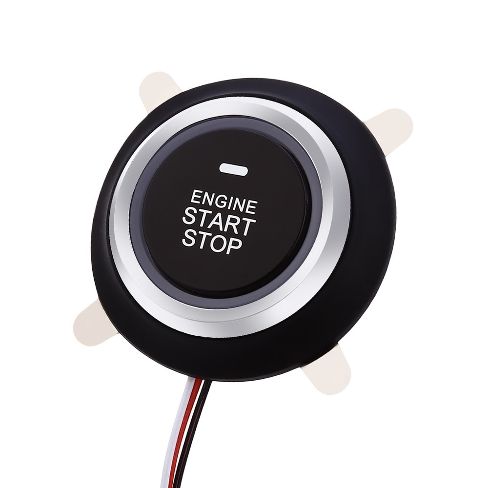 Universal bilmotor start stopp trykknapp system auto start-stopp knapp bilalarm fjernkontroll motor tenning startknapp 5
