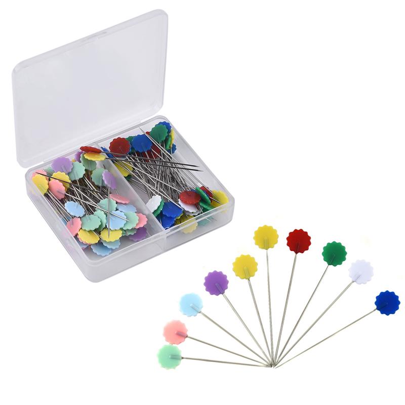 100 Pcs Sewing Needle Marker Patchwork Pins Positioning Dressmaking Needle Embroidery DIY Handmade Make Garment Accessories