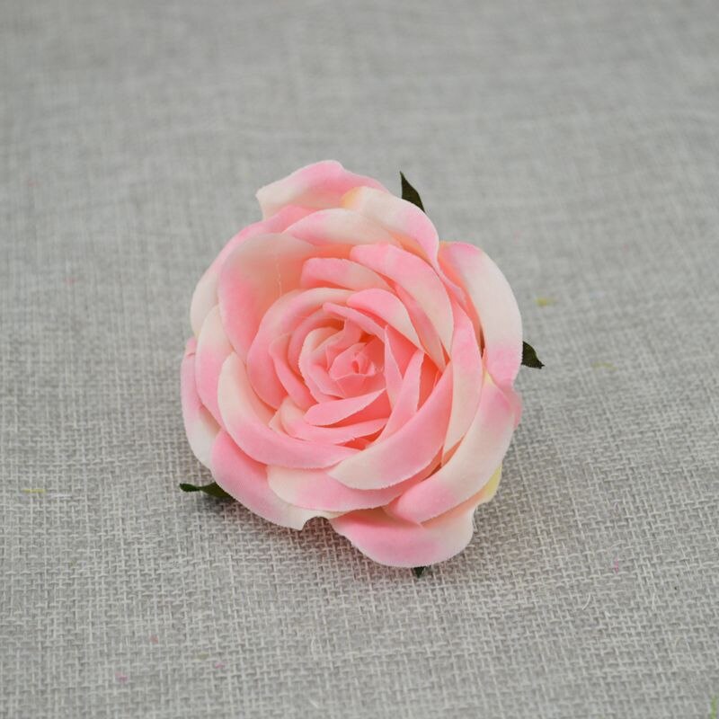5 Stks/partij Kunstbloemen Goedkope Rozen Bruiloft Decoratie Pompom Zijde Bloem Simulatie Bloem Kamer Decoratie: pink