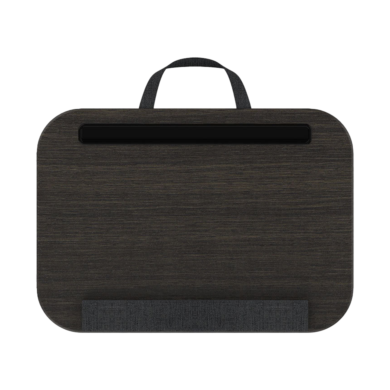 Millhome Scrivania Per Laptop Con Cuscino In Microsfere - Lavabile, Ergonomica, Per PC Fino A 17 Pollici, Con Slot Tablet E Portapenne - Motivo Teschio Nero