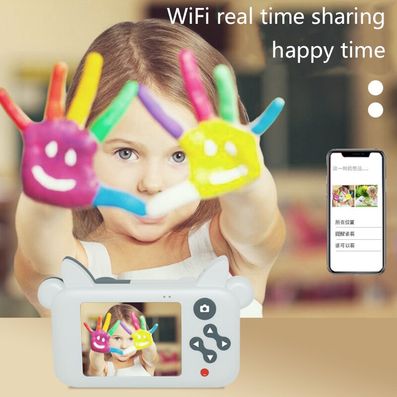 Enfants Mini caméra 2.0 pouces HD écran numérique Photo caméra vidéo 20MP caméra pour enfants mignon dessin animé jouet caméra avec jeu