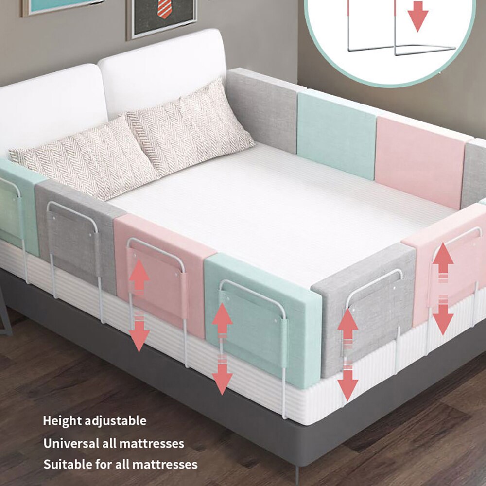 Dorahoney Baby Bed Rail Guard Bumpers in the Crib ... – Grandado