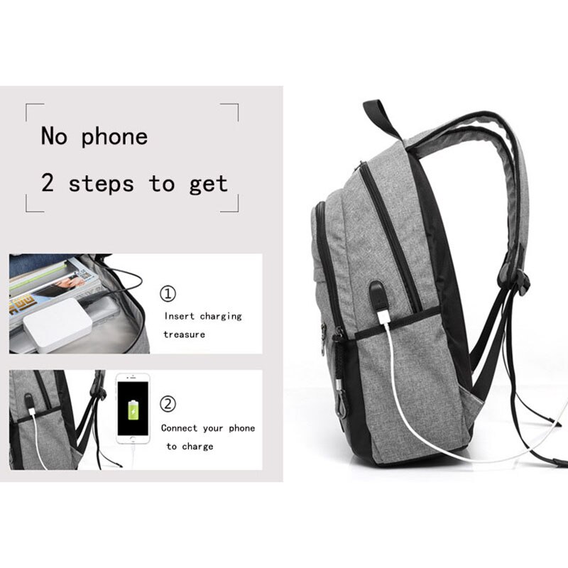 Senkey Style Men Backpacks For Teenager Caausal School Bags USB Charging Laptop Backpacks Large capacity Travel Bag