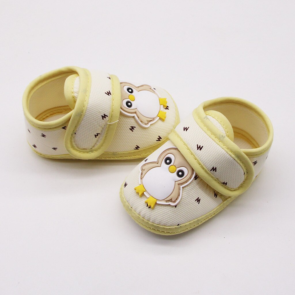 Arloneet Infant Pasgeboren Baby Meisjes Jongen Prewalker Pinguïn Cartoon Enkele Schoenen Non-Slip Soft Sole Baby Schoenen 20JUN25