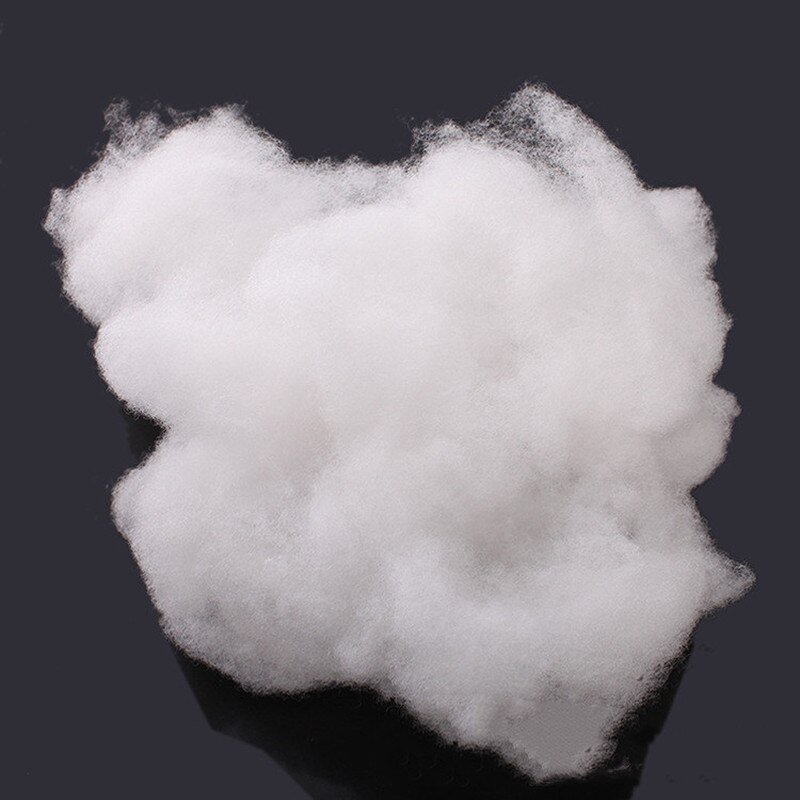 50g dukke leker polyester fylt bomull høy elastisk bomull hvit myk pp bomull for putekjerne indre pute fylling gjør-det-selv-søm