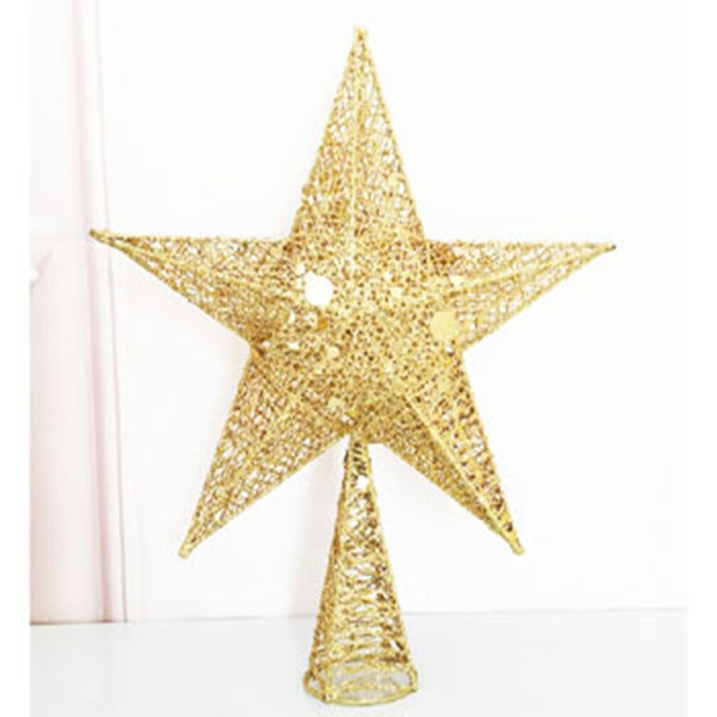 Christmas Tree Top Star Pentgram Decorations Mall Home Christmas Ornaments Christmas Tree Decoration Pendant: Default Title