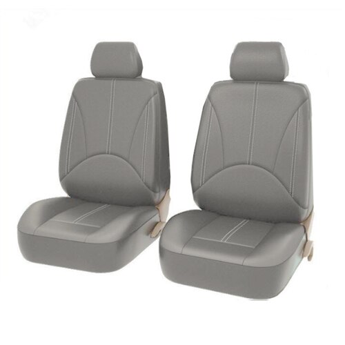 Auto Accessoires Voor Lexus Es Ct Is Gs GS350 Gx Ls LS430 Rx RX450H Lc Ux Sc Convertible Sc Coupe HS250H Lederen Auto Stoelhoezen: ZT01-2Seats-Grey