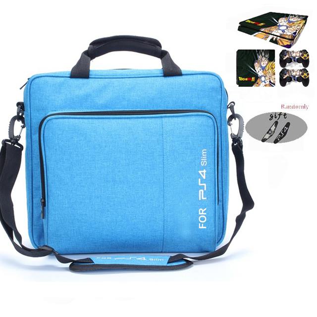 Stijl Voor PS4 Game Sytem Tas Canvas Draagtassen Case Beschermende Schouder Voor Playstation 4 PS4 Console Travel Opslag handtas: 3
