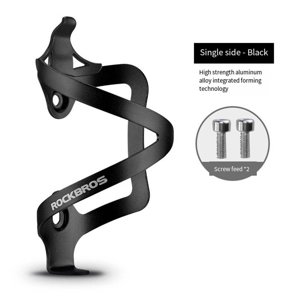ROCKBROS Fietsfleshouder Fiets Drumhouder Flessenrek Kooien Mount MTB Weg Mountainbike Fietsen Rack: Black