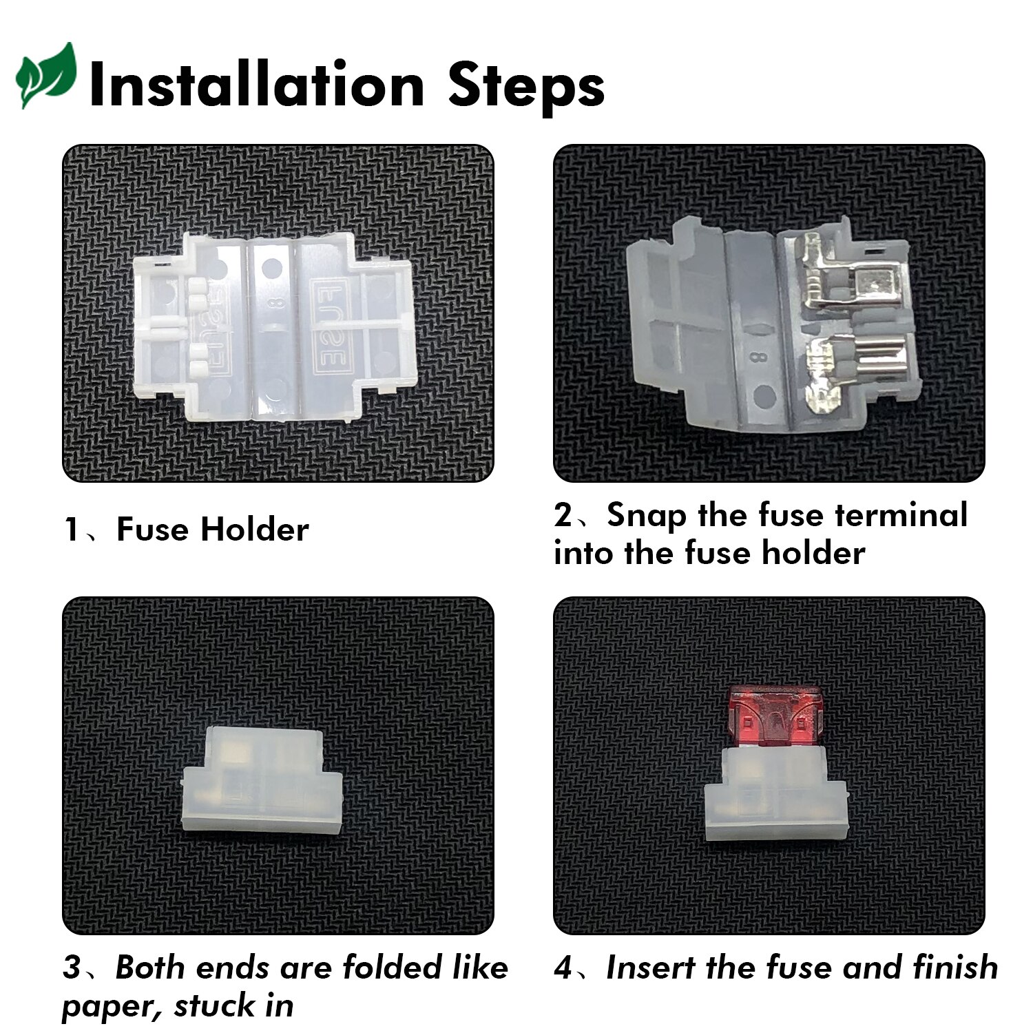 Okfeet Battery Fuse 10A 30A 35A 40A Battery Accessories Electric Bicycle Battery Installation Parts