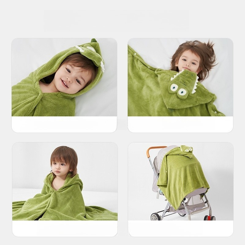 Serviette de bain pour bébé, cape à capuche pour garçons et filles, peignoir éléphant pour enfants, douche portable, serviettes de natation à Absorption douce