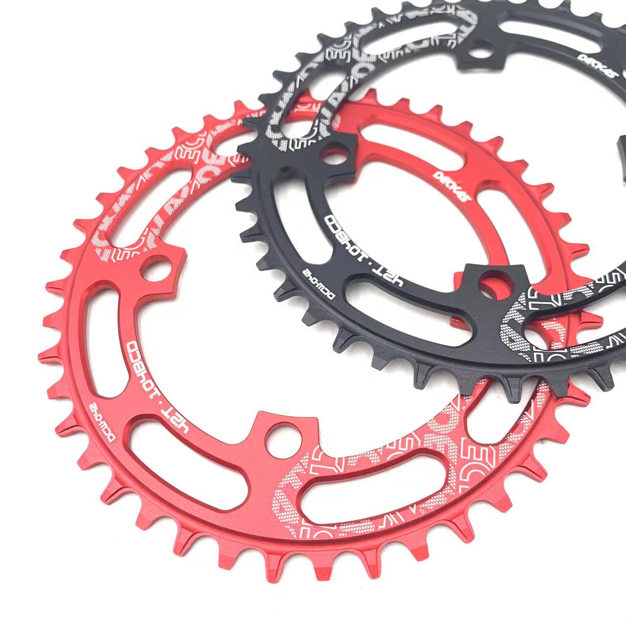 Deckas 104BCD plateau ovale/rond large étroit roue à chaîne vtt VTT vélo 32T-52T pédalier dent plaque pièces 104 BCD