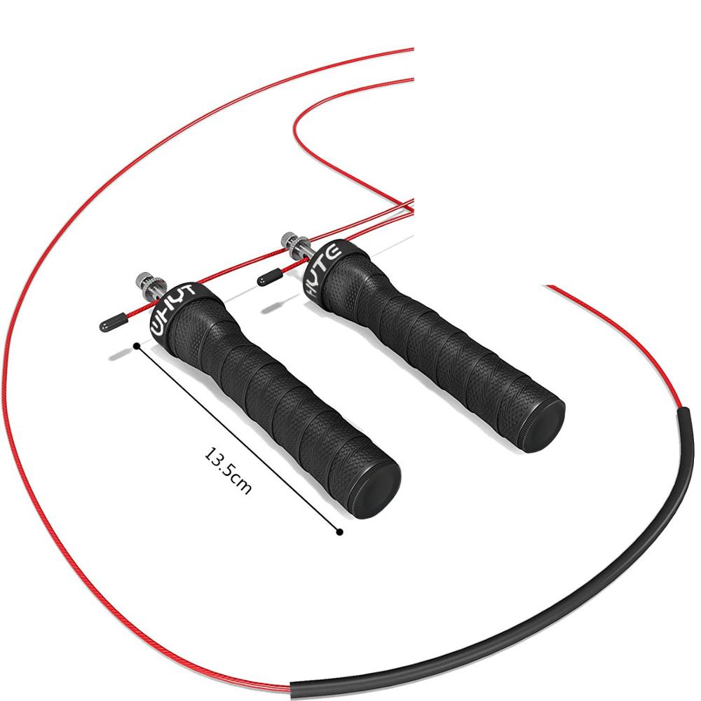 Crossfit treningsutstyr hoppe hoppetau hastighet tau ekstra hastighet kabel kulelager anti-skli håndtak hastighet hoppe hoppe tau