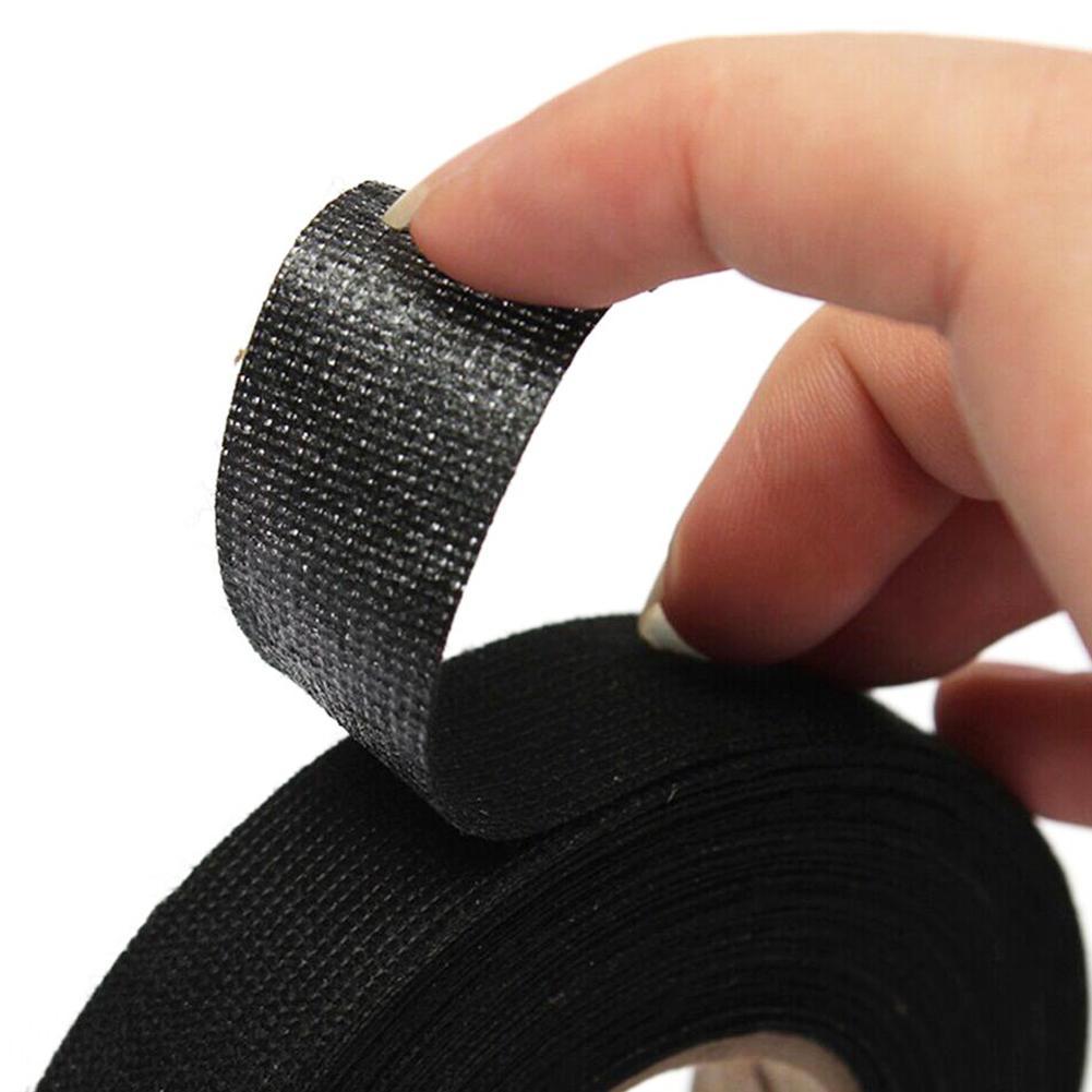 Automobile Velvet Wiring Tape Car Harness Tape Heat-Resistant Adhesive Cloth Tape Cable Harness Wiring Loom Protection Width