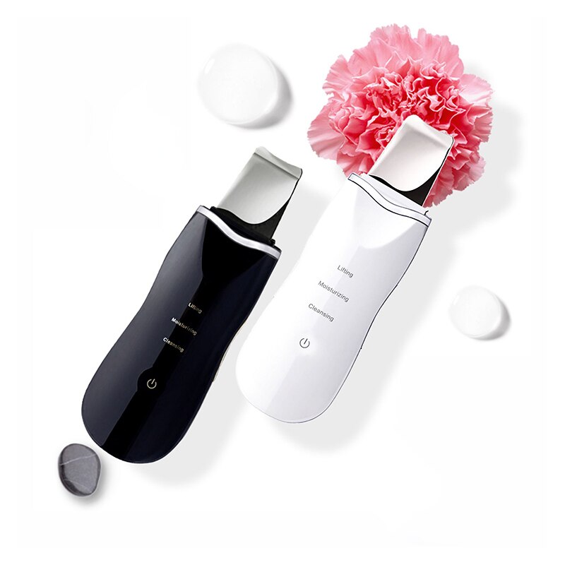 Cepillo vibrador para limpieza Facial profunda, herramienta de Peeling para eliminar puntos negros, Reduce las arrugas, pala ultrasónica
