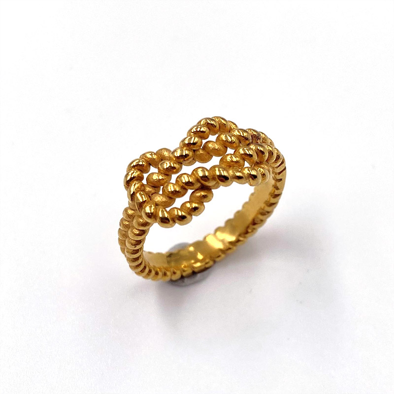 klasyczny splot węzeł wiking pierścień ze stali nierdzewnej dla obu płci nordycki kobiety pierścień dla mężczyzn prezent biżuteria moda metal złoty kolor hurtownia: 10 / złoty kolor